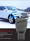 3 Buttons Car Remote Key Shell Case Cover Replacement for Mercedes