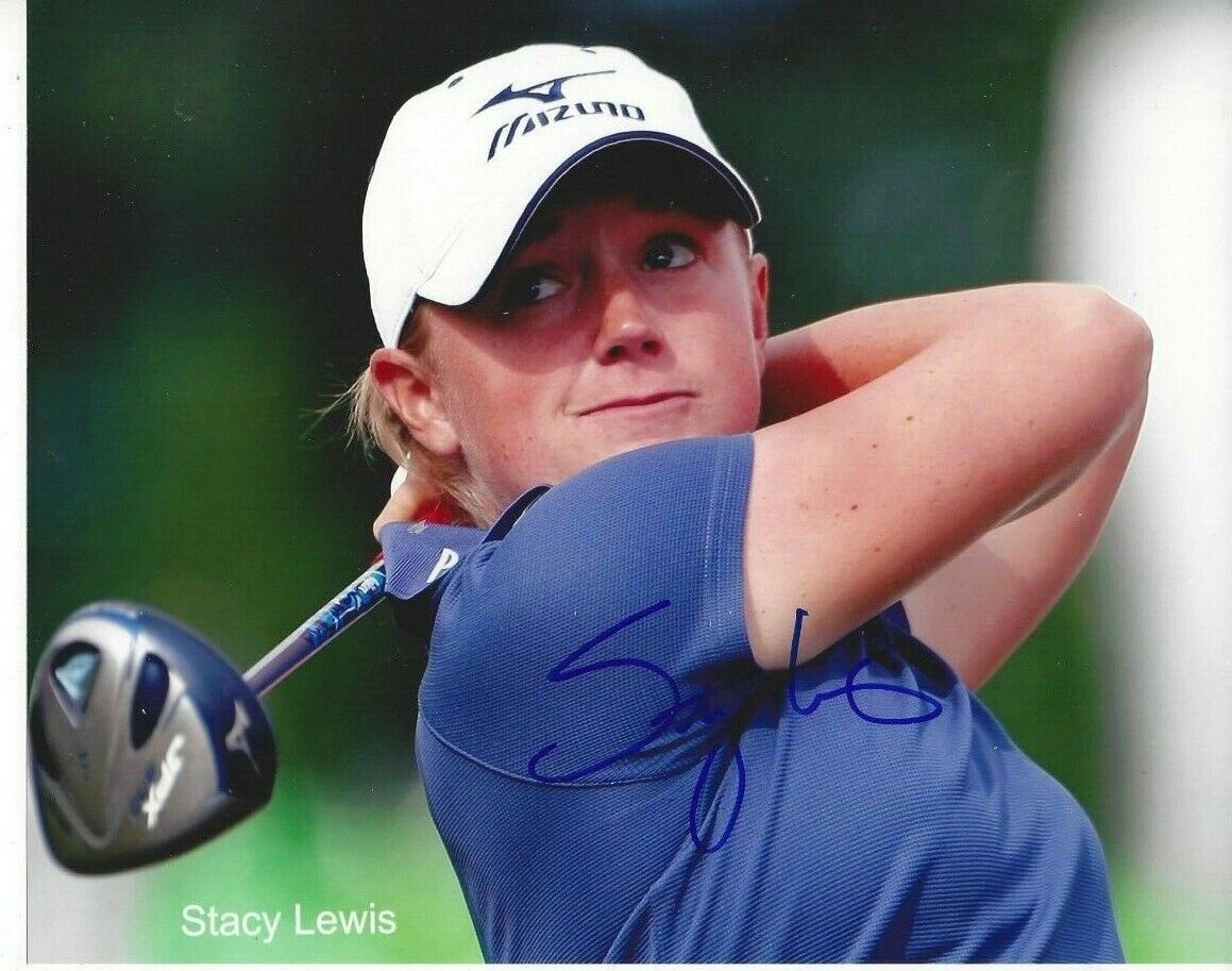 Stacy Lewis Autographed 8x10 LPGAC732