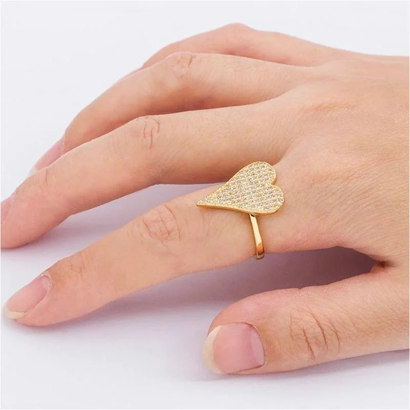 Adjustable Fancy Rhinestone Rings