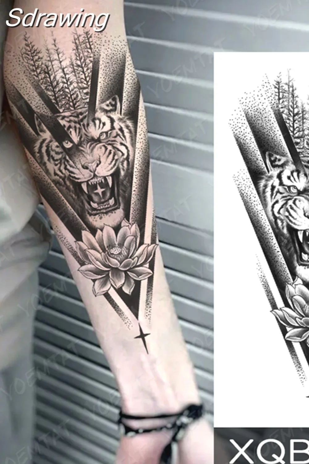 Sdrawing Temporary Tattoo Sticker Butterfly Flower Totem Flash Tatto Y2k Style Body Art Arm Leg Waist Fake Tatoo Men Women