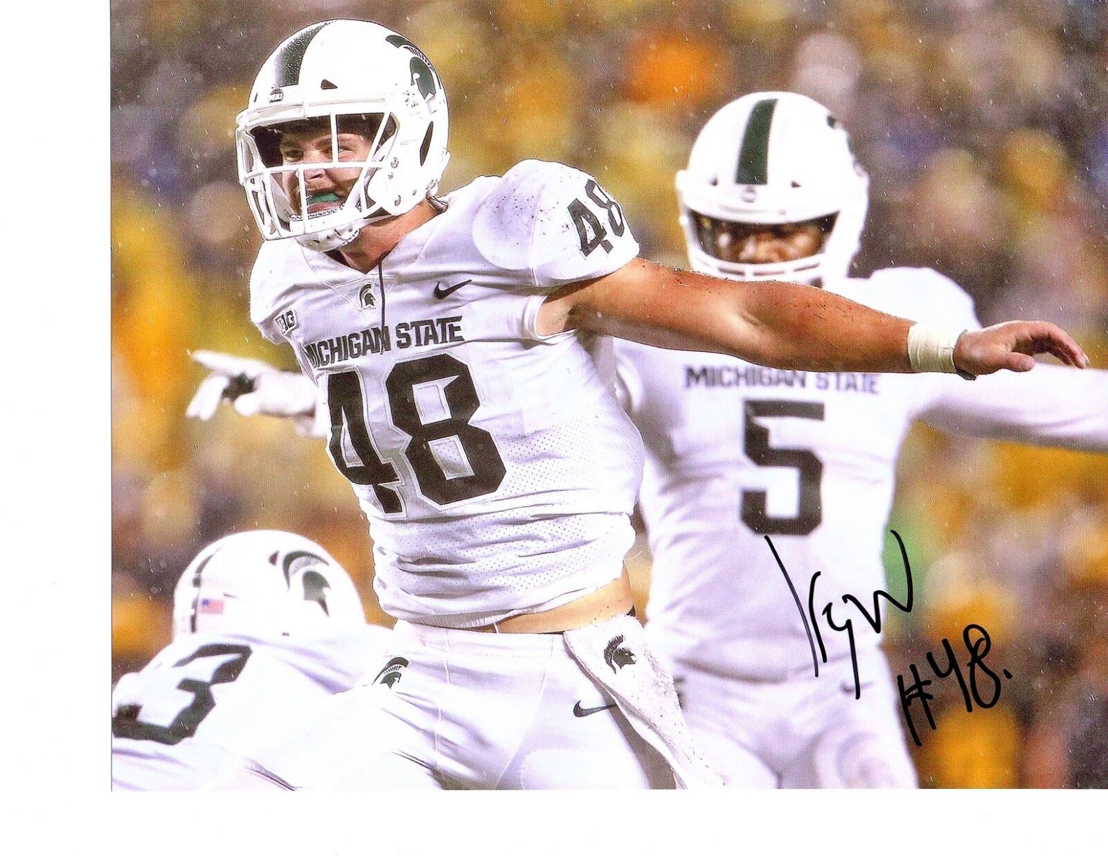 Kenny Willekes signed autographed 8x10 Photo Poster painting Michigan State Spartans football d