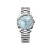 Rolex Oyster Perpetual Day-Date 40mm in Platinum with Ice-Blue Dial Men's Watch 228236-0012