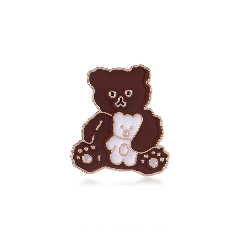 Cute Bear Panda Cat Alloy Women’s Brooches