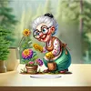 Acrylic Grandma Leisure Time - 5D DIY Craft Ornament