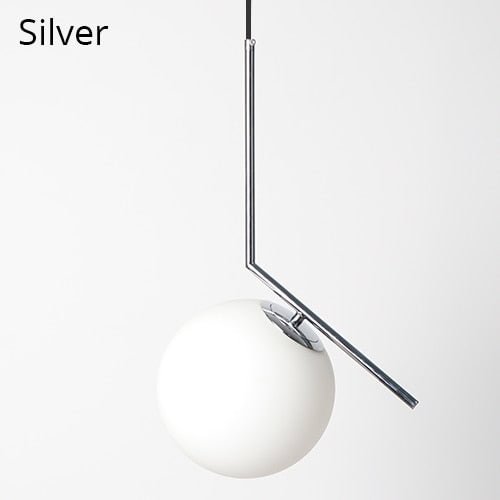Indoor Pendant Light Modern Bedroom Pendant Lamp Living Room Decoration Lighting Glass Lampshade With LED Bulb E27