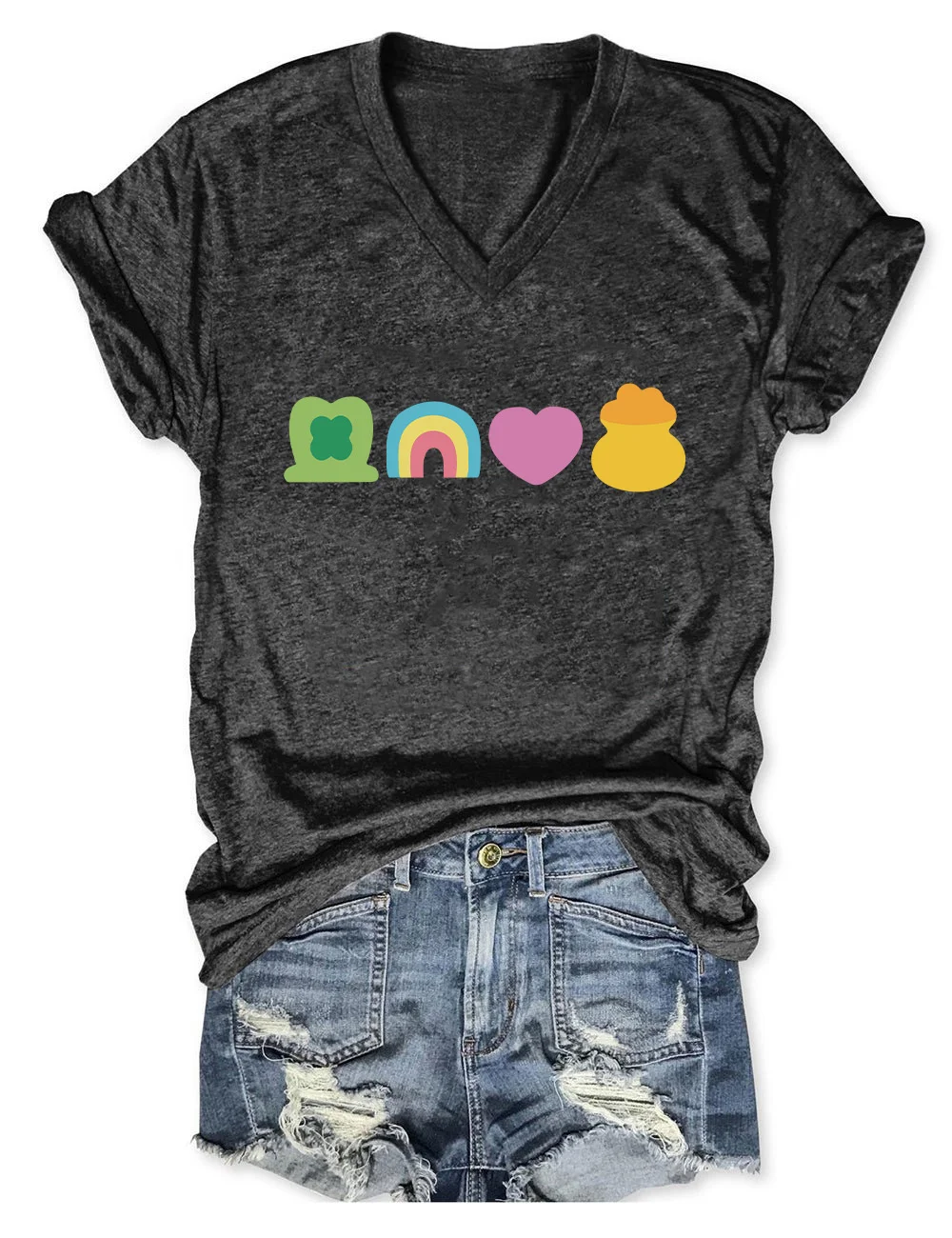 Lucky Charms V-Neck T-Shirt