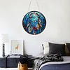 Diamond Painting Stained Glass Dreamcatcher Pendant