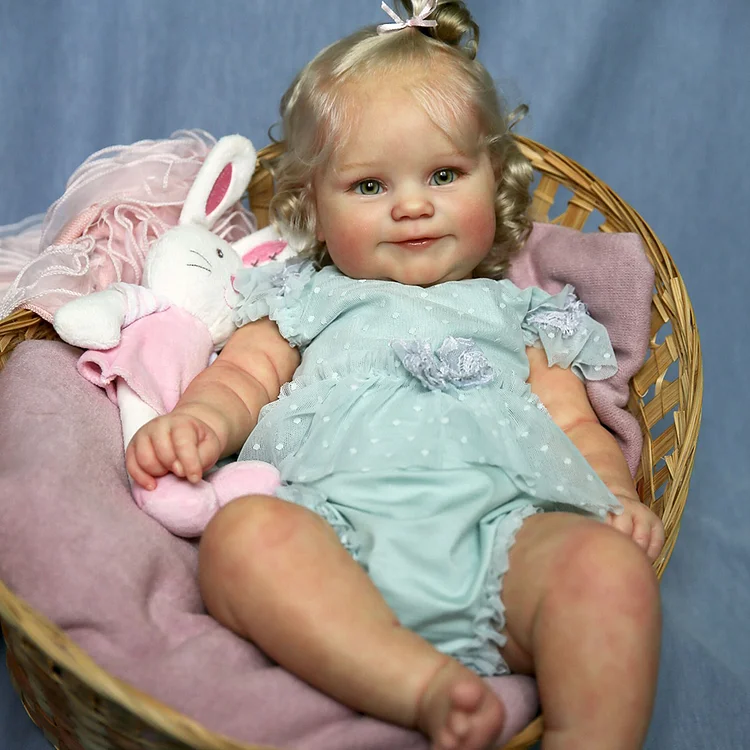GSBO-Cutecozylife-20 Inch Real Lifelike Soft Weighted Silicone Reborn Toddlers Girl Evelyn