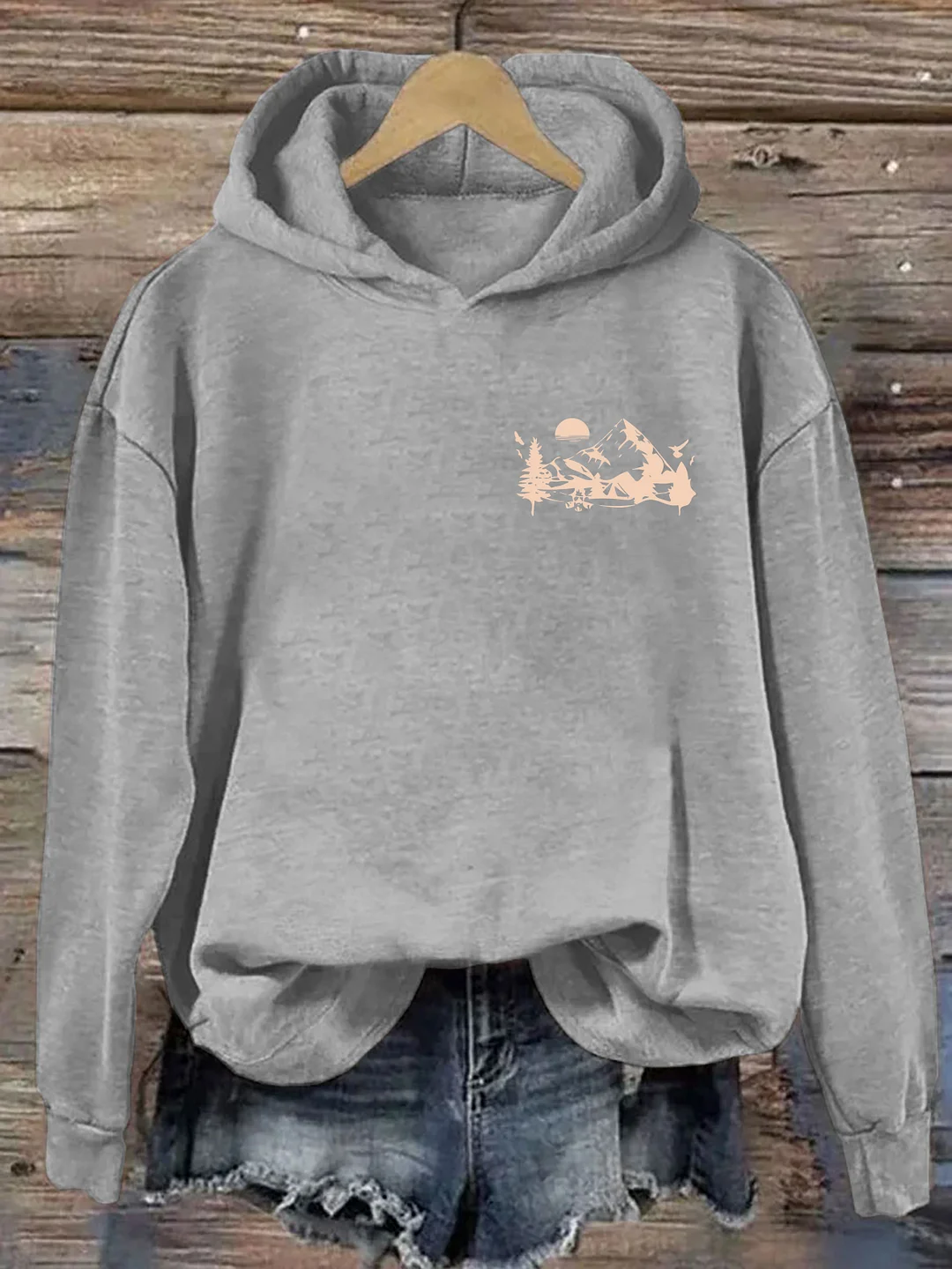 No City Lights Just Camp Fire Nights Hoodie