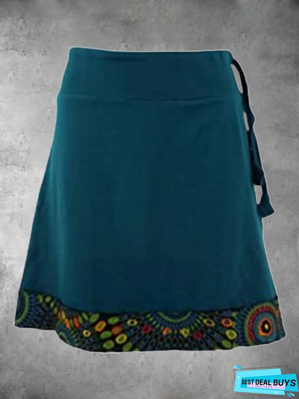 Retro  Floral Skirt