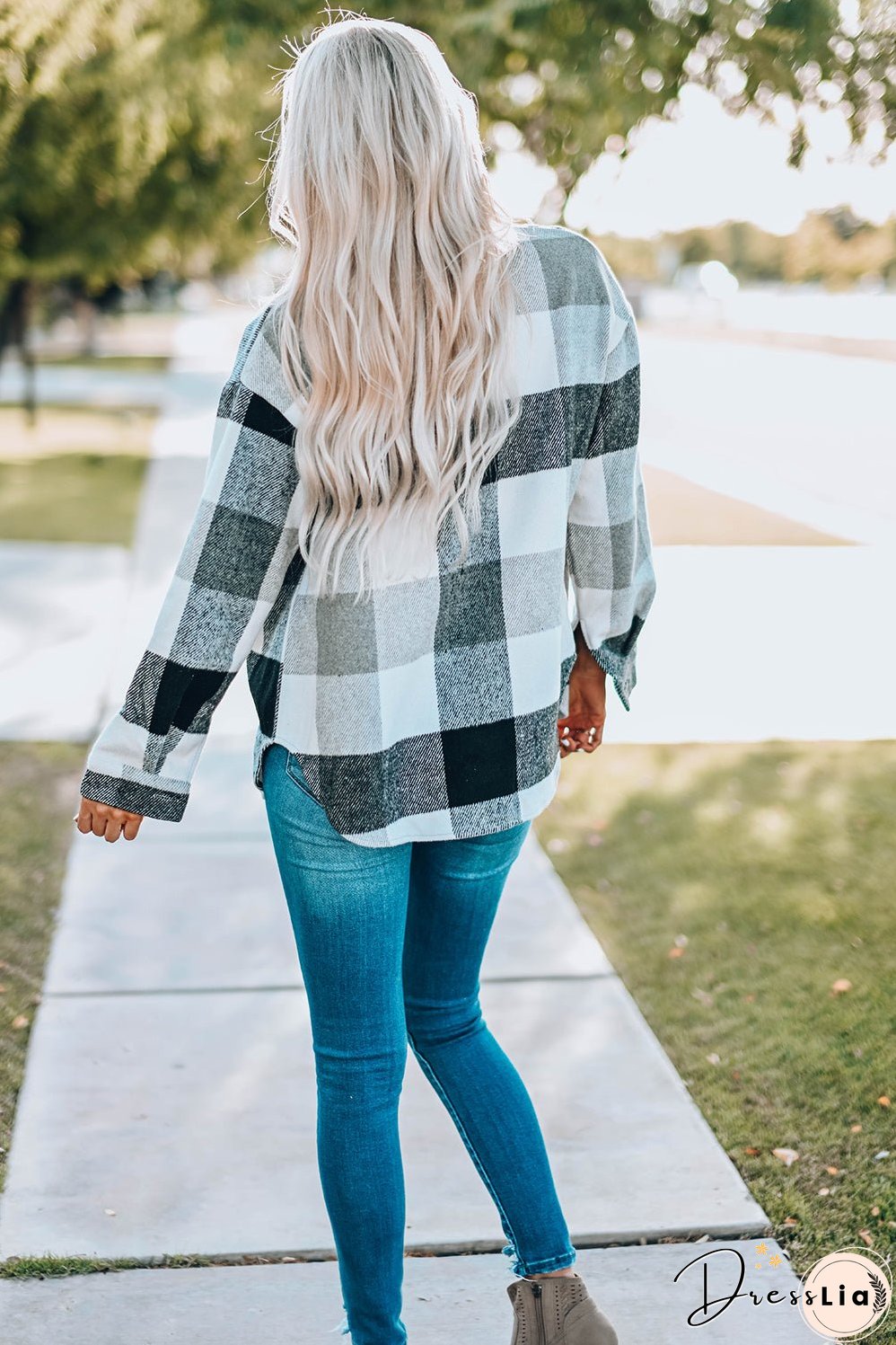 Checkered Long Sleeve Shirt