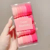 32PCS Colorful Elastic Ponytail Hair Bands