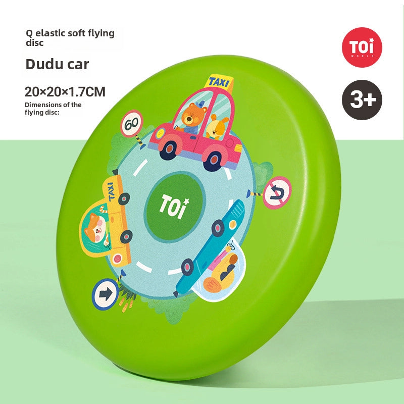 TOI Tuyi Children Soft Outdoor Flying Saucer Cartoon Kindergarten Park Parent-child Fitness Sports Toys