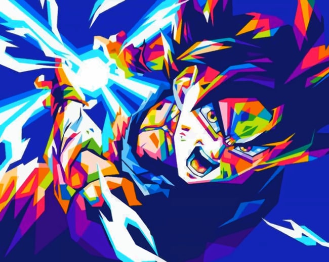 

Goku Epic pop – Paint By Numbers - 40*50CM, 501 Original