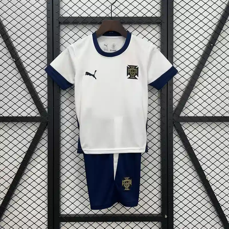 2025 Kids Portugal White Training Suit