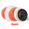 3/4/5 Inch Buffing Waxing Clean Polish Wool Buffer Drill Wheel Polisher Reusable