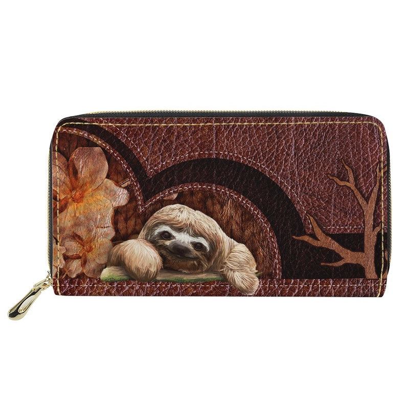 Women’s Customized Pu Leather Zipper Wallets