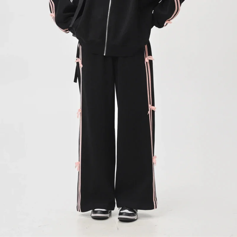 Woherb Bow Tracksuit Set-Outfit Ideas