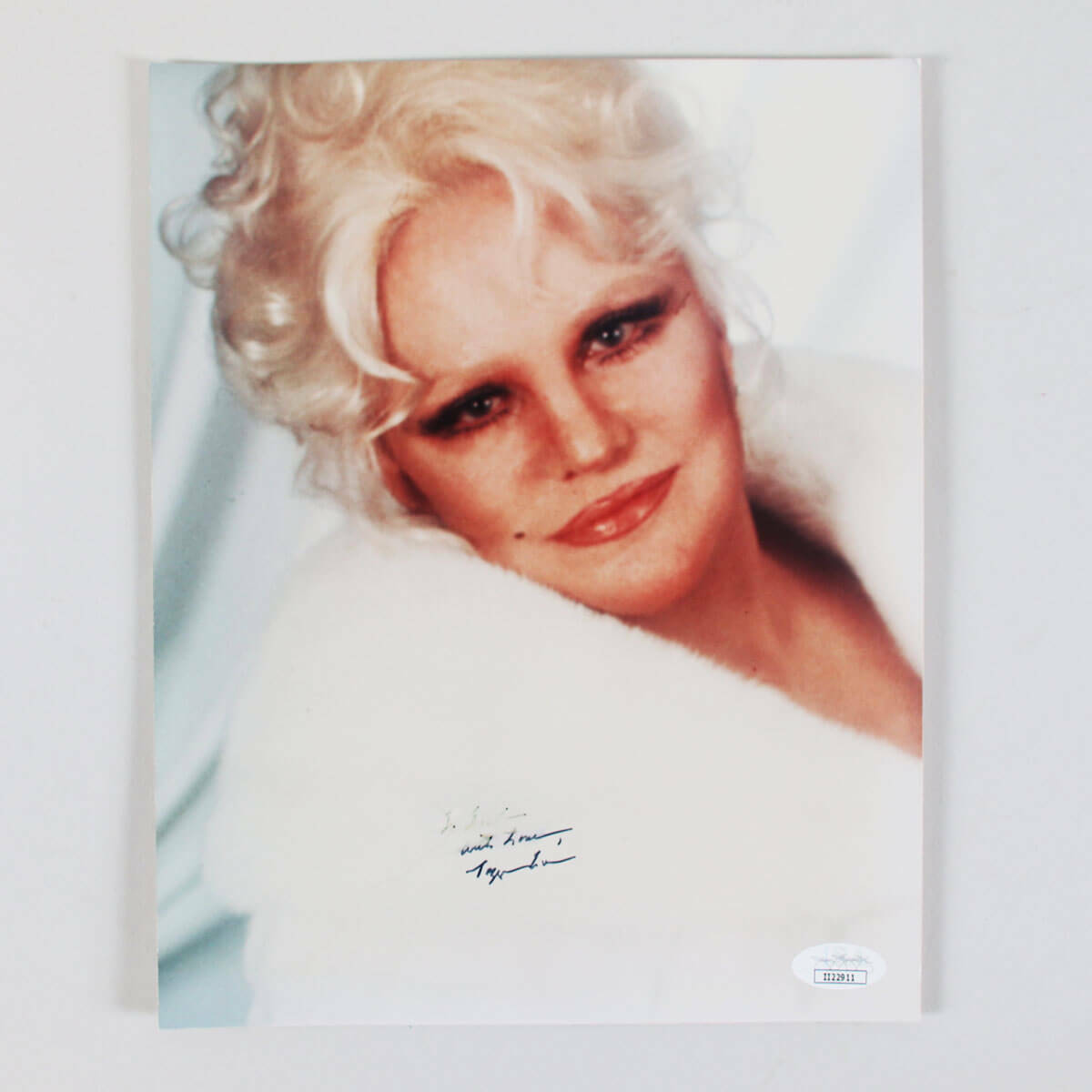 Peggy Lee Signed Photo Poster painting 8x10 - COA JSA