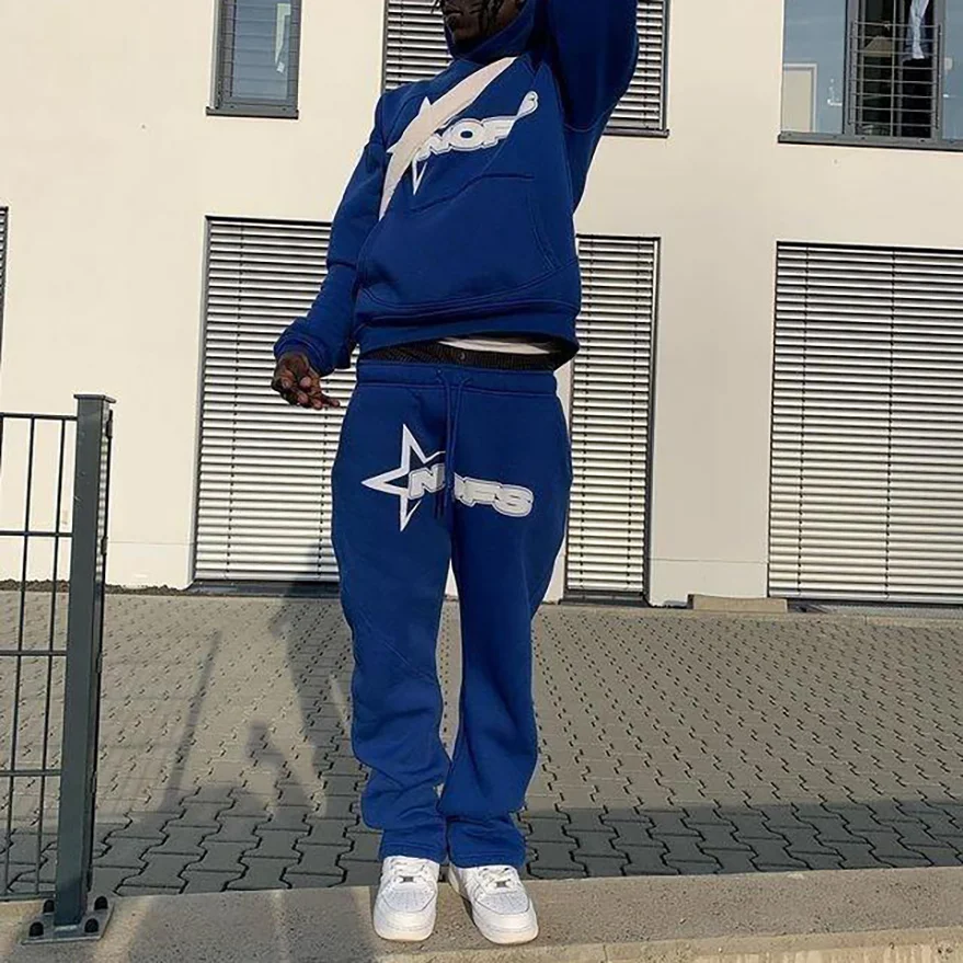 Retro Aesthetic Hipster Letter Print Loose Sweatshirt Y2K Hip Hop Streetwear