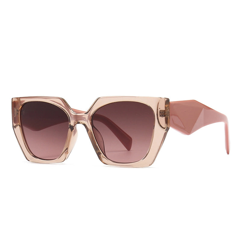 Fashion Solid Color Pc Polygon Full Frame Women’s Sunglasses