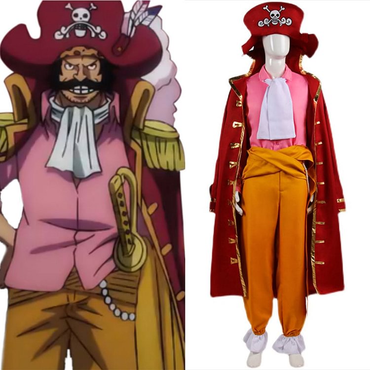 One Piece Gol·D·Roger Cosplay Costume Halloween Carnival Suit