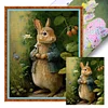 Rabbit - 11CT Stamped Cross Stitch - 40*50cm - Animal