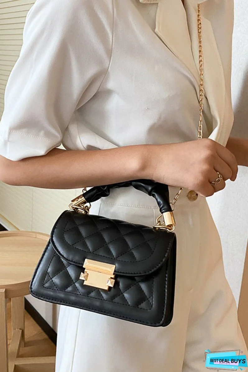 Fashion Casual Solid Patchwork Metal Accessories Decoration Chains Bags