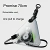 Power Bank 10000 MAh Large Capacity Retractable Cable PD20W Fast Charging Portable Power Bank