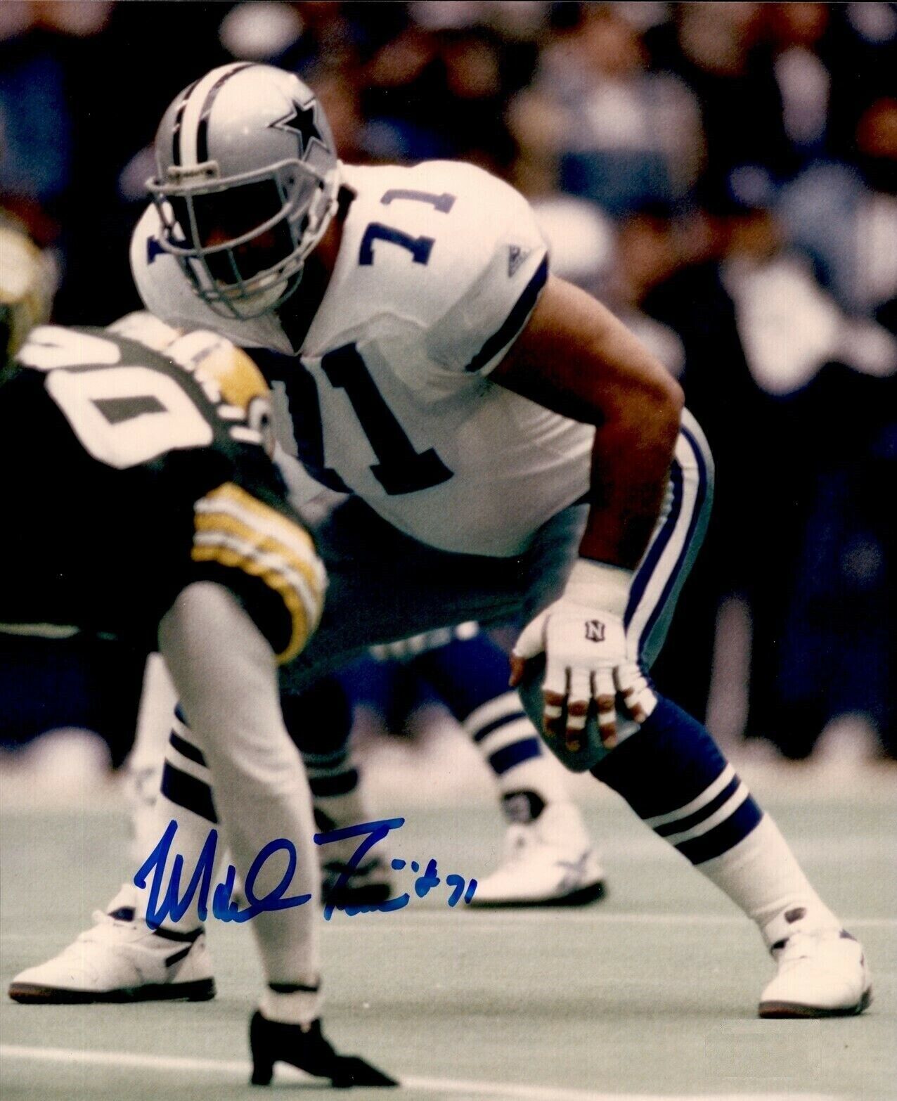 Mark Tuinei Autographed Signed 8x10 Photo Poster painting ( Cowboys ) REPRINT