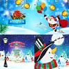 8pcs 5D DIY Partial Special Drills Diamond Painting Xmas Cards Party Gifts
