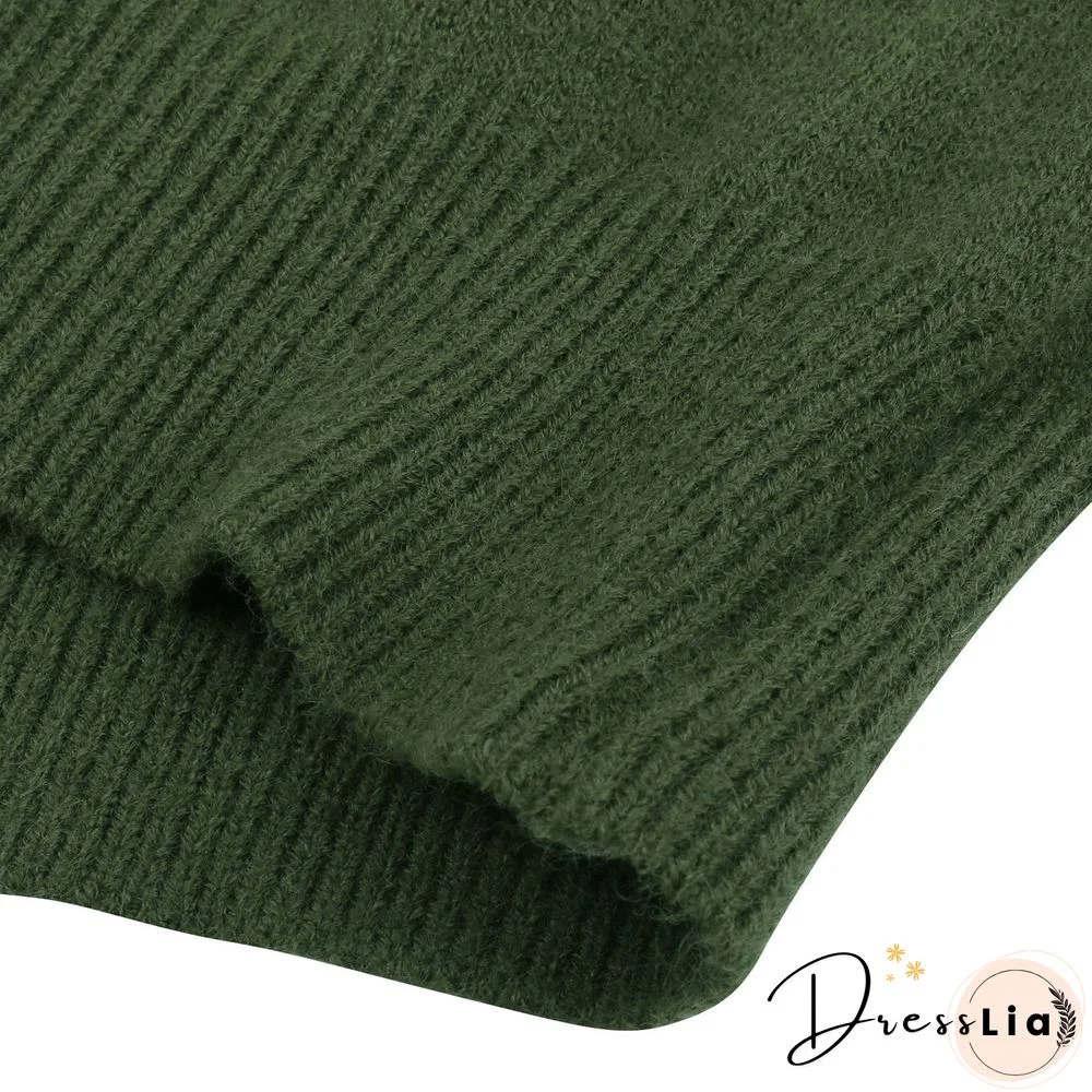 Winter Plain Sweater Top