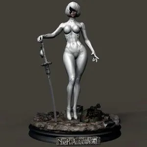 pornhint Pornhint 2B Nier Automata STL File, NSFW, 3D Print, Figure, Character NSFW