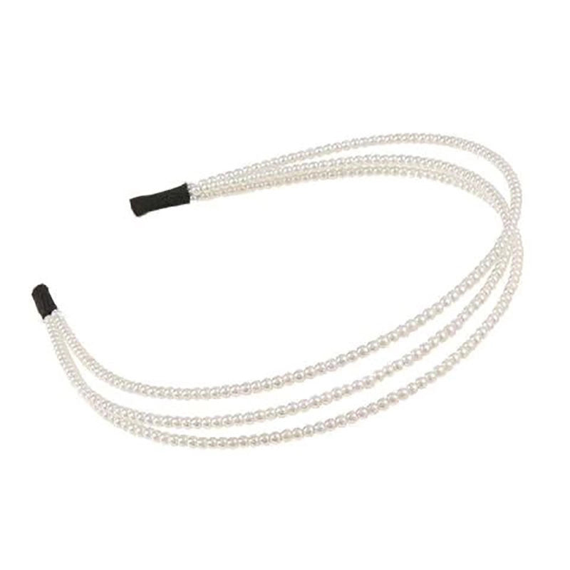 Women’s Elegant Streetwear Round Imitation Pearl Hair Band