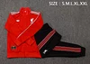 25/26 Liverpool Red long zipper  Training Jacket Set