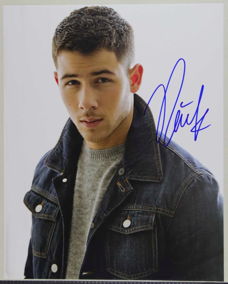 Nick Jonas Signed Autographed The Jonas Brothers