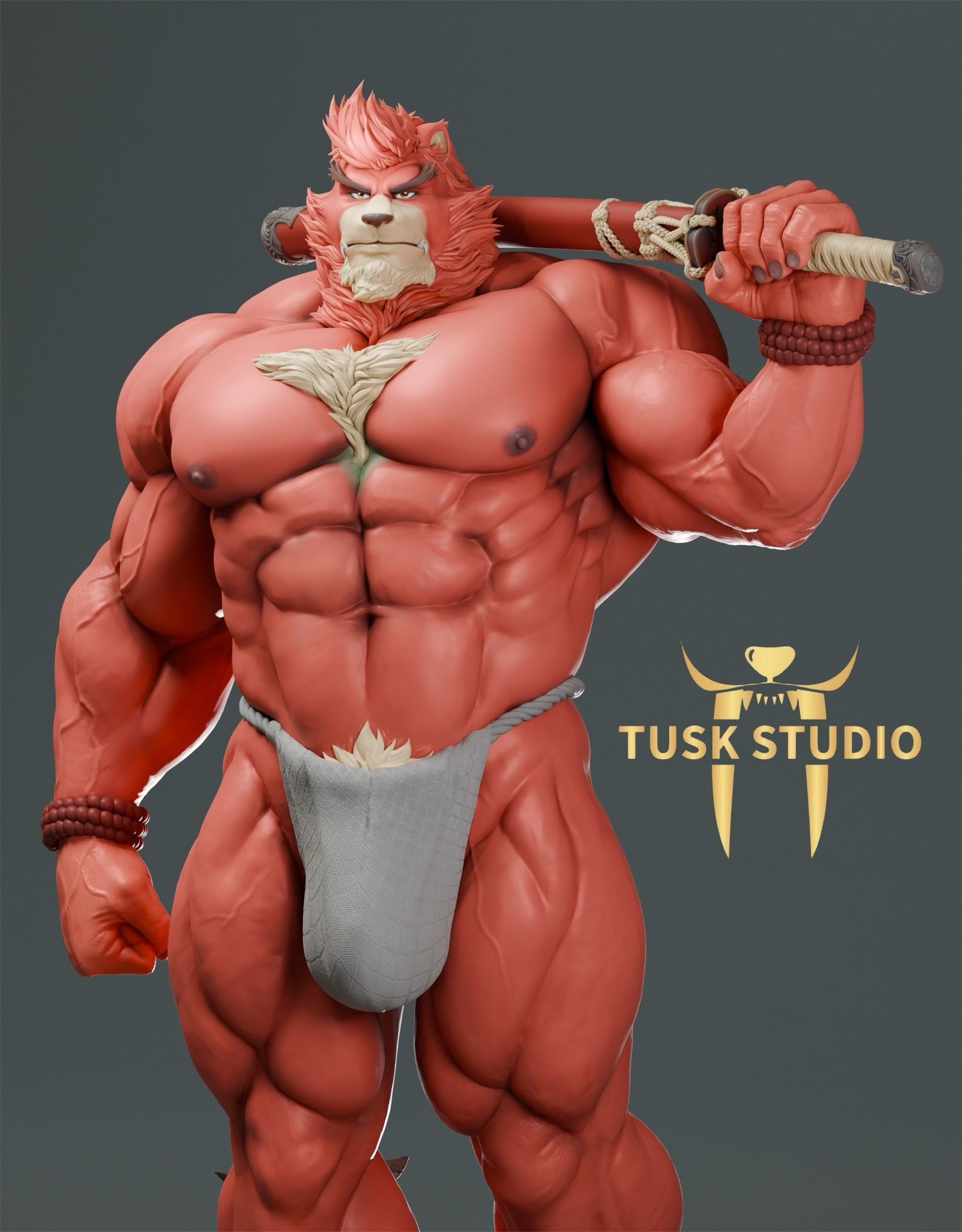 TusK Studio - 1/5 Scale Kumatetsu Statue (Licensed) -