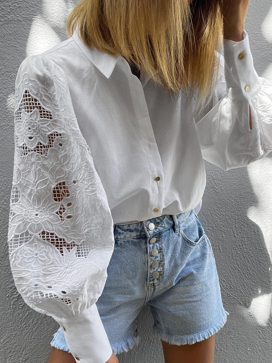 Casual Lace Blouse