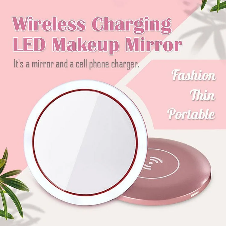 Wireless Charging LED Makeup Mirror