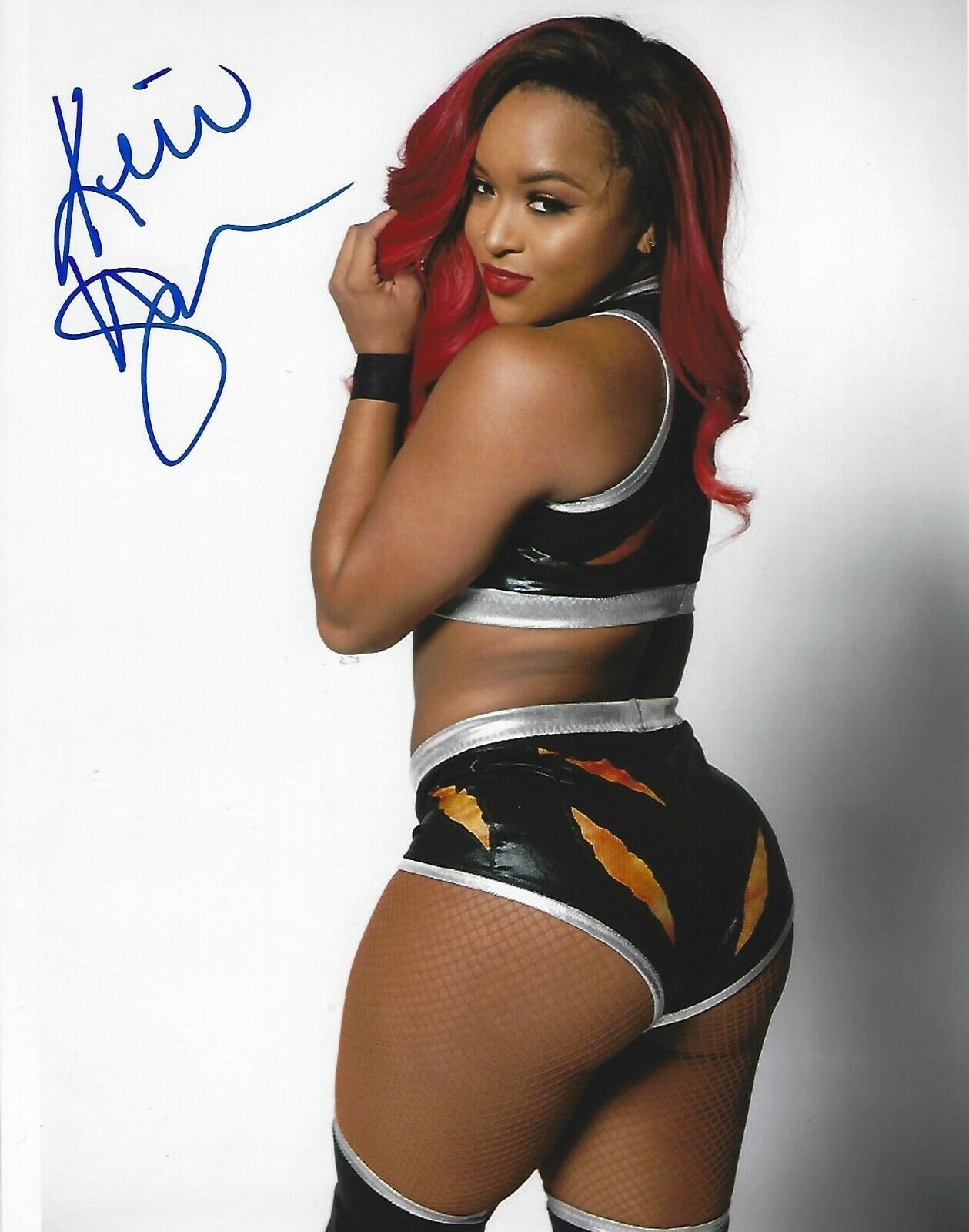 Kiera Hogan Signed 8x10 Photo Poster painting WOW Impact Pro Wrestling Star Picture Autograph 24