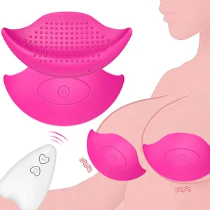 Wireless Remote Control Vibrating Breast Massager Nipple Stimulator