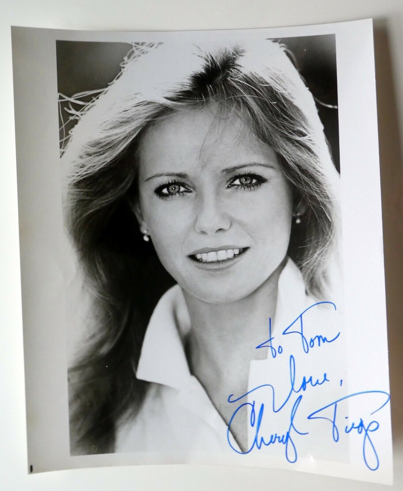 Cheryl Tiegs AUTOGRAPHED 9x11 Photo Poster painting 1970s SUPERMODEL Pc2047