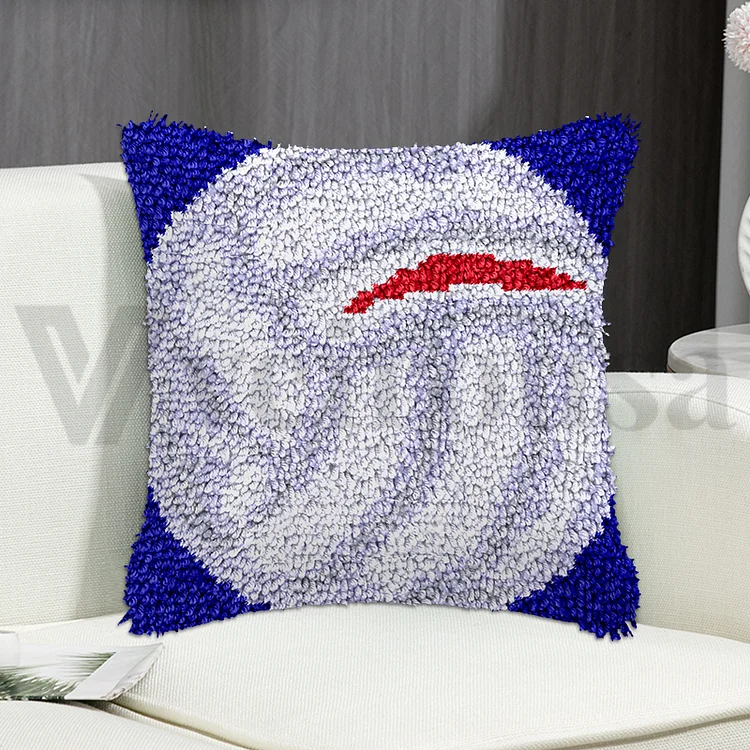 Volleyball Pillowcase Latch Hook Kits for Beginner