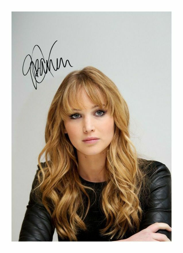 JENNIFER LAWRENCE AUTOGRAPH SIGNED PP Photo Poster painting POSTER