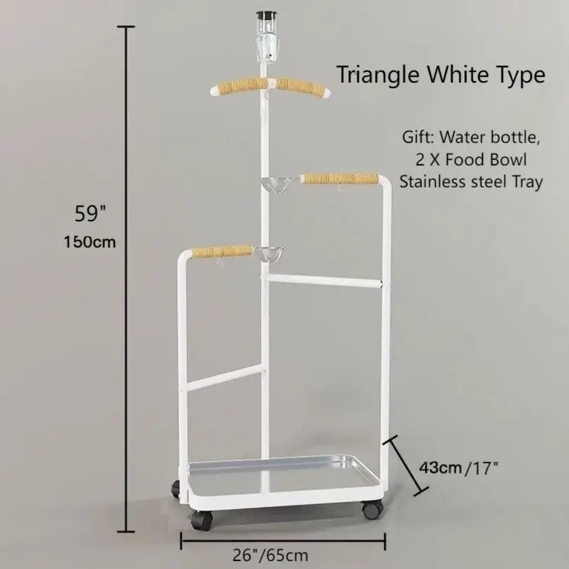 Premium Movable DIY Parrot Perch  Birdcagelab