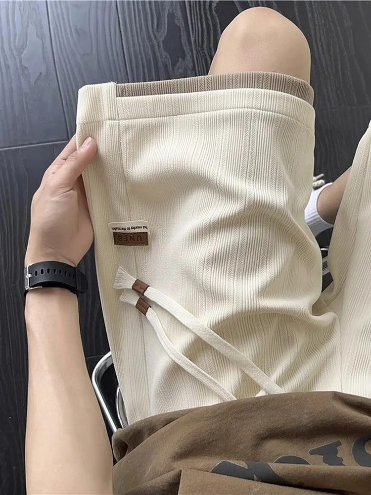 Men's Knit Shorts for Summer in Casual Loose Fit