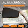 Magnetic Car Window Shades Full/Semi Shading Car Privacy Curtains Side Window Sun Shade for Breastfeeding Taking A Nap Camping