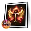 >SALE<5D DIY Full Round Drill Diamond Painting Letter T Kit Home Decor Craft 30x30cm