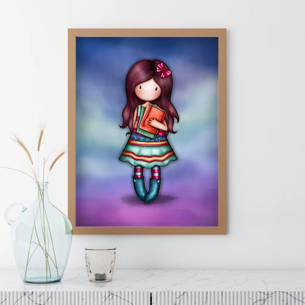 5D DIY Full Round Drill Diamond Painting Grace Doll Home Decoration (GS3059 )