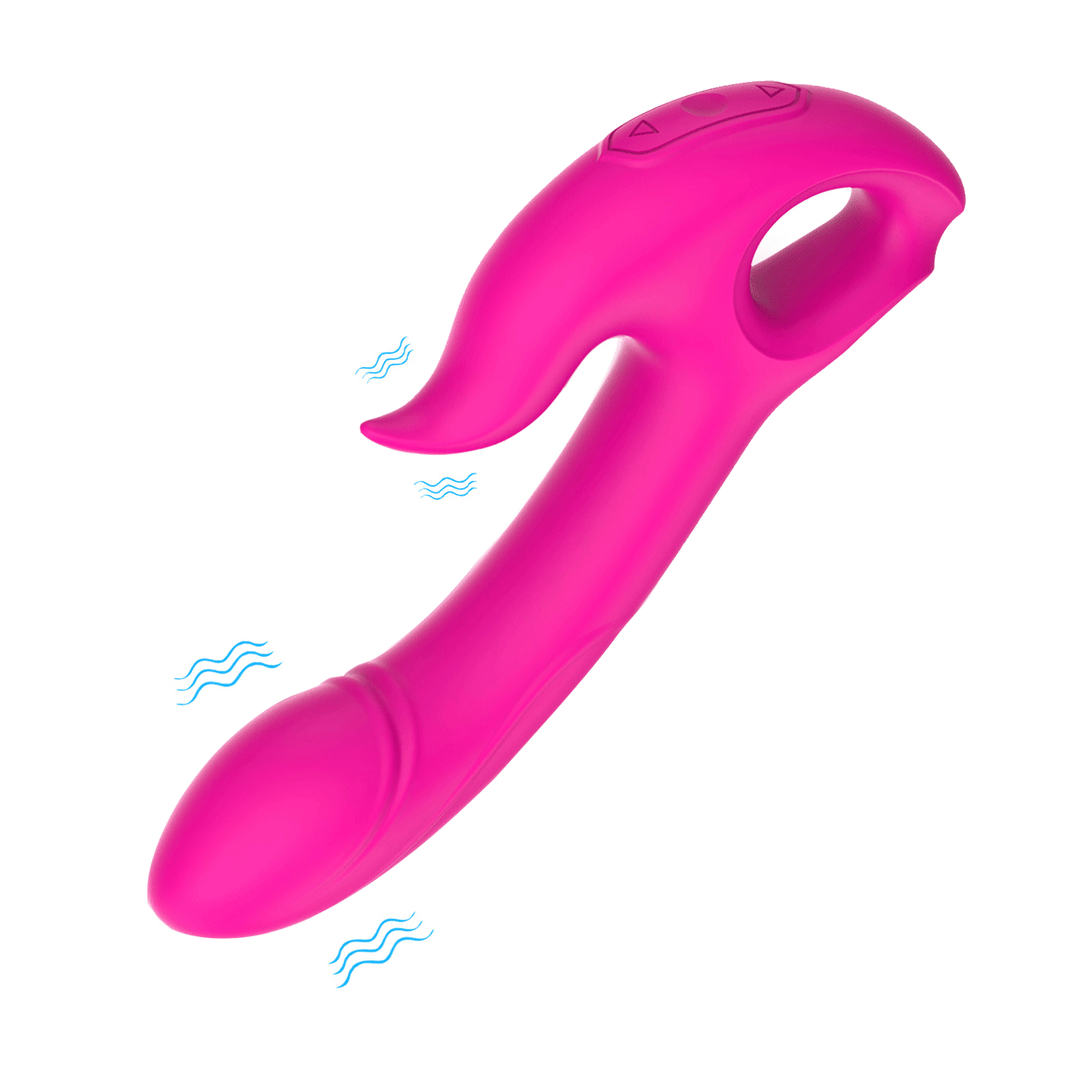 2-in-1 Clit G Spot Stimulating Vibrator Rosetoy Official